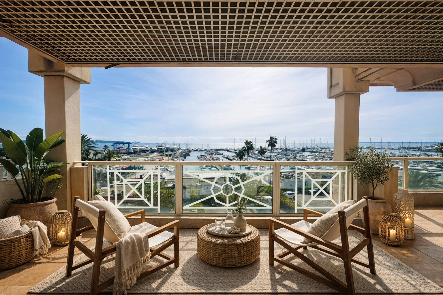 Golfe-Juan   Palais Napoléon   171 m2   Terrasse 75 m2   Vue